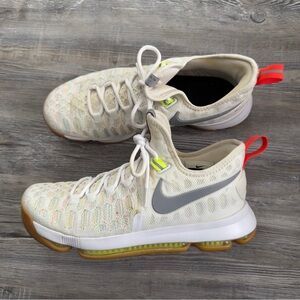 Nike KD 9 White Multi Men’s Size 8.5 Kevin Durant 843392-900